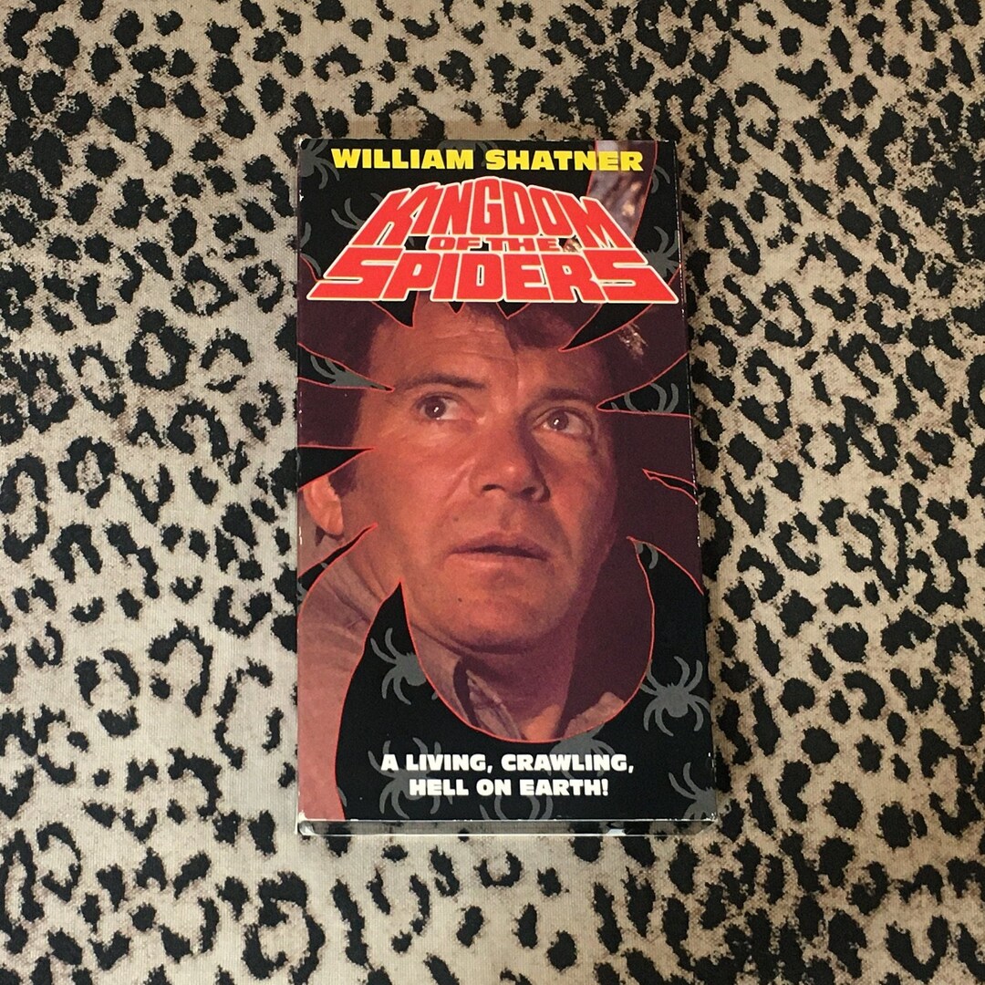 Kingdom of the Spiders VHS Horror Vhs Rare William Shatner 70s Horror