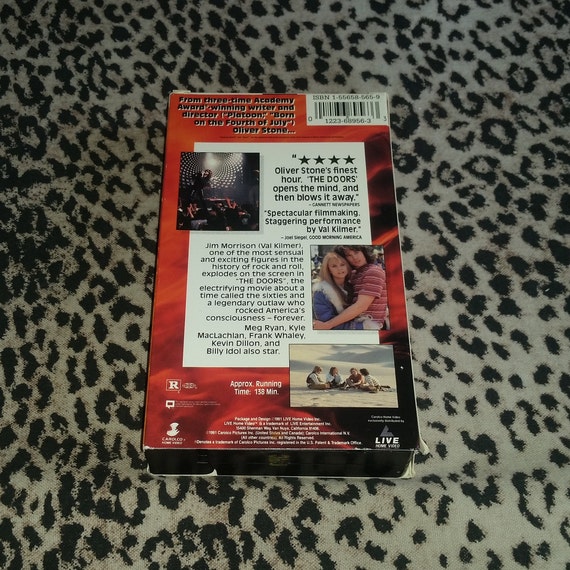 The Doors [VHS] Oliver Stone VHS the Doors Bio Pic Jim Morrison