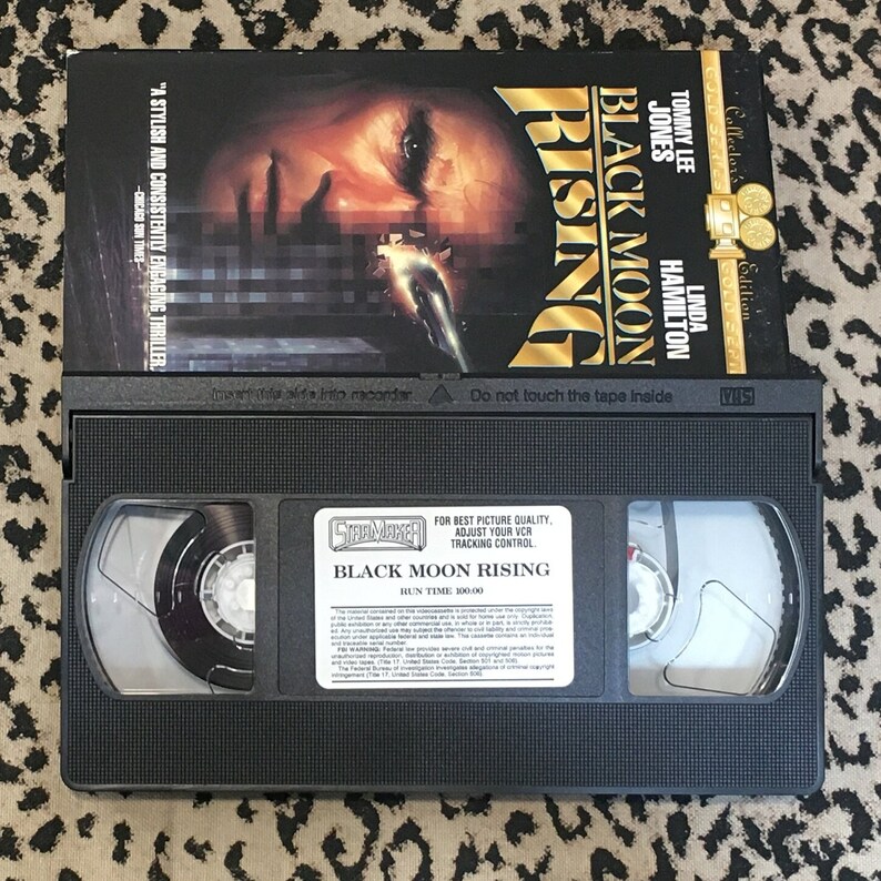 Black Moon Rising VHS Star Maker VHS Tapes John Carpenter Etsy