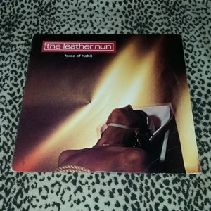 The Leather Nun &quot;Force of Habit&quot; [Vinyl Record] Vintage 80s Alternative Rock Alt Rock LP Goth Industrial Garage Rock Swedish Band Cult LPs