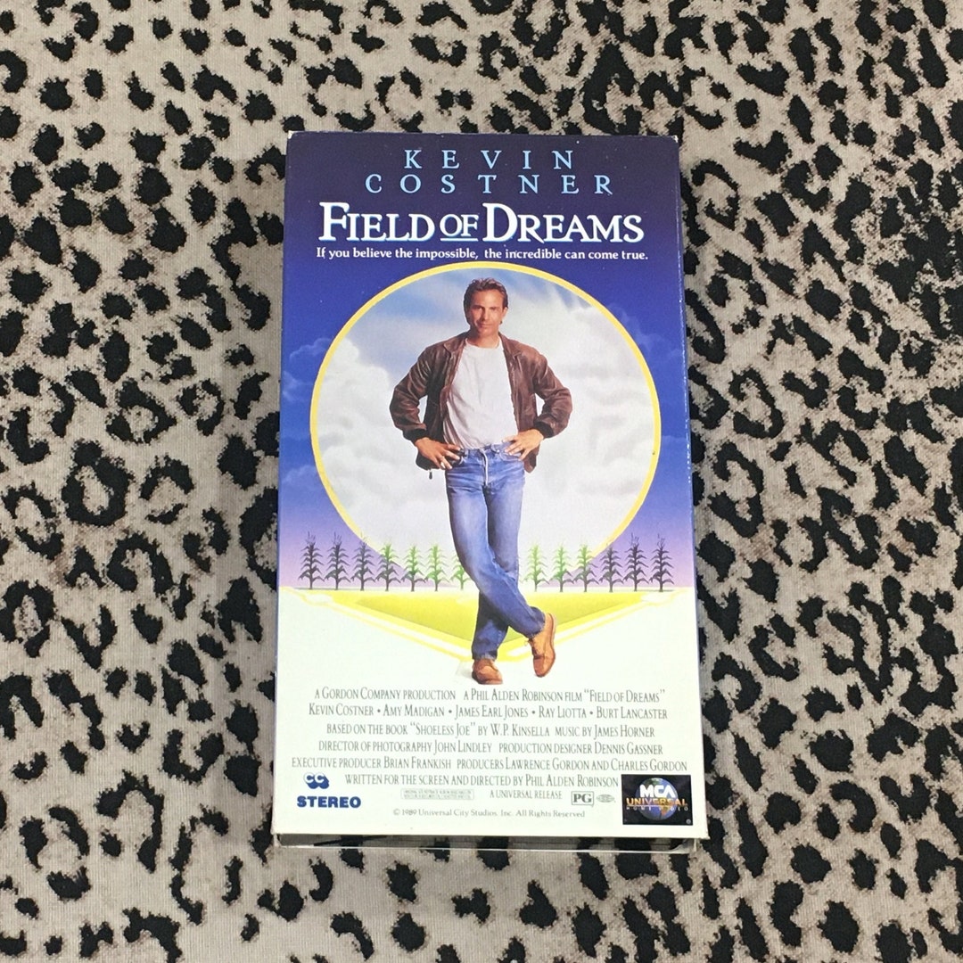 Field of Dreams VHS Kevin Costner Kitsch VHS Tape 80's Etsy