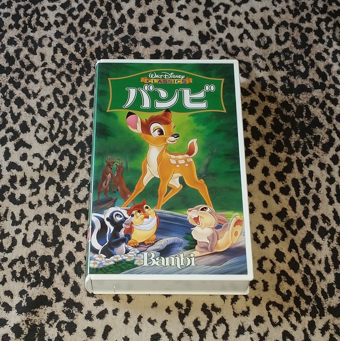 Bambi Japanese Import Vhs Disney Rare Vhs Tape Japanese Etsy
