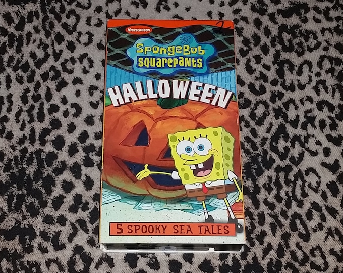 Spongebob Halloween VHS Rare Spongebob Squarepants Vhs - Etsy UK