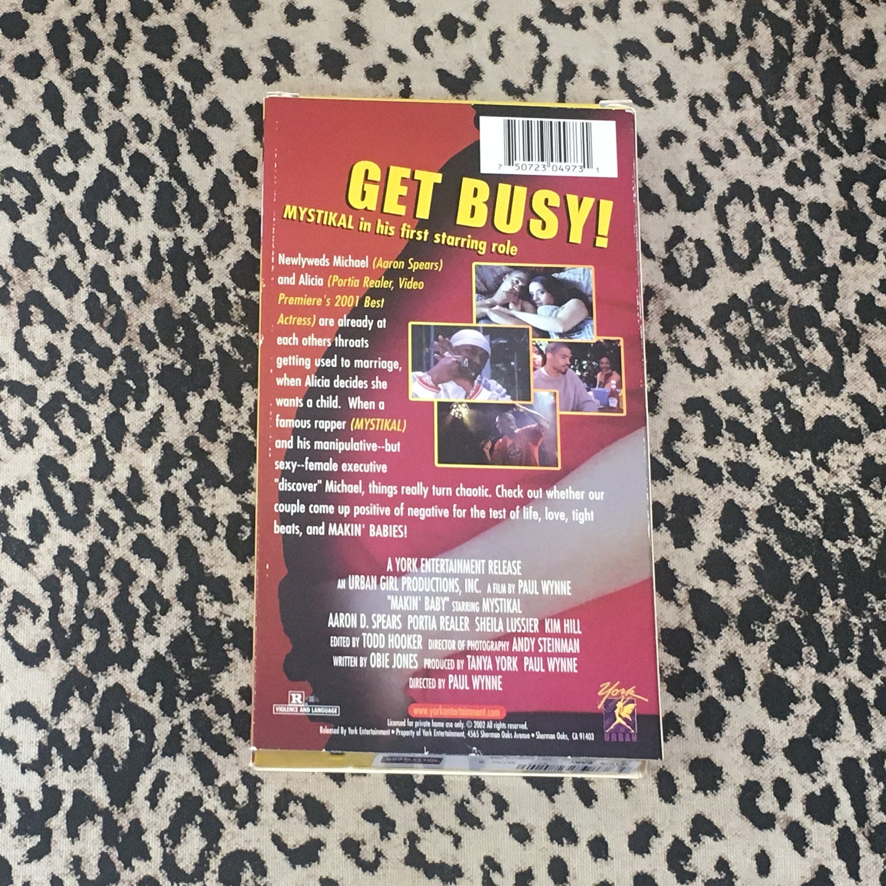 Makin' Baby [VHS] Rare HTF Mystikal Movie Comedy Rare Rap Related Vhs ...