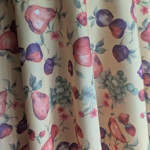 Vintage 70&quot; Round Polyester Waterproof Tablecloth/70&quot; Diameter Vegetable Pattern Round Tablecloth/Rustic 70 inch Round Tablecloth