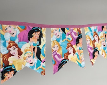 Disney Princess Garland, Organic Cotton Party Banner