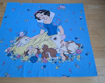 Disney Soft Cotton Snow White Fabric Panel/Cotton Fabric Panel Snow White /Snow White Panel Fabric