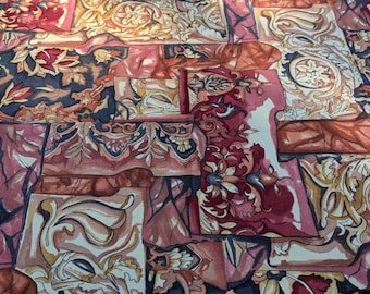Tovaglia in cotone biologico: stampa moderna, regalo per tutte le occasioni (56" x 84")