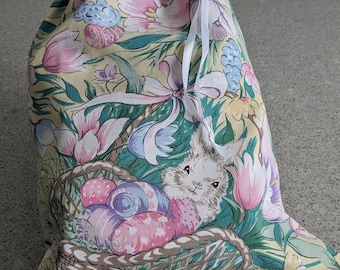 Organic Cotton Easter Gift Bags, Reusable Produce Bags, Zero Waste Quality