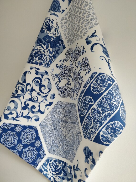 Set of 2 Luxury Absorbent Cotton Tea Towels paisley and Geometric Pattern Kitchen Towels cotton Dish Towels housewarming Gift hostess Gift Etsy