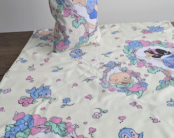 Snow White And Seven Dwarfs Rectangular Baby Blanket in Assorted Gift Bag