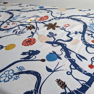 60" x 104" Rectangular Cotton Tablecloth/Modern Pattern Oblong Tablecloth in Assorted Gift Bag