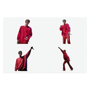 Justin Bieber Buffalo Sticker Sheets