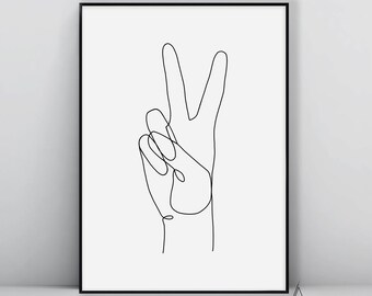 Printable Hand Art Etsy Printable Hand Art Etsy