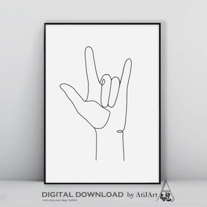 Finger Touch Printable One Line Drawing Print Romantic Hands Etsy Finger Touch Printable One Line Drawing Print Romantic Hands Etsy