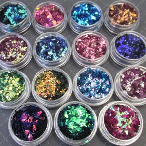 Chameleon Unicorn Dandruff Micro Flakes nail art Glitter