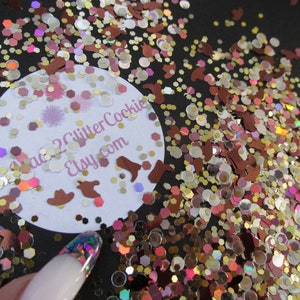 Cowgirl Pferd Glitter Mix Nägel Becher Slime Epoxidharz