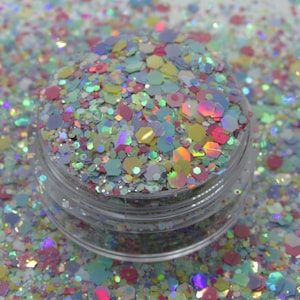 Rainbow Dash Holographic pastel glitter mix