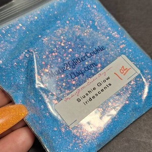 Paillettes irisées phosphorescentes | Paillettes pour nail art | Résine époxy scintillante à fabriquer