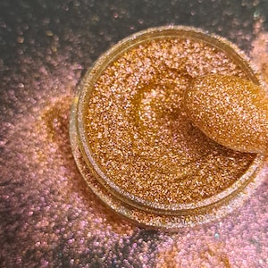 Rose Gold Chameleon Magic mirror chrome effect dust