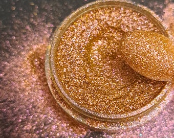 Rose Gold Chameleon Magic mirror chrome effect dust