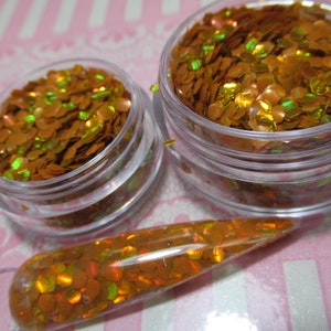 Iridescent Fish Scales nail art glitter