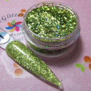 Holographic Unicorn Dandruff Micro Flakes nail art Glitter