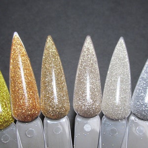 Hi Flash Metallic Lustre extra fin Paillettes argentées Paillettes dorées 0,008