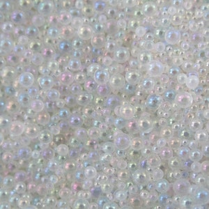 Mermaid Bubbles Caviar beads mix nails tumblers epoxy resin crafts and art