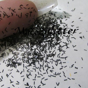 Black and White tinsel glitter strips