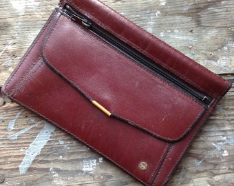 Vintage Men's or Women's Leather Passport/Photo/Wallet/Fathers Day Gift