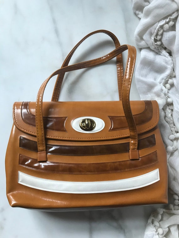 Louis Féraud vintage bag Caramel Suede Leather ref.263321 - Joli