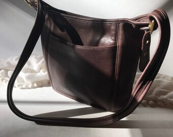 vintage coach purse dark brown no. h70-9806 vintage coach purse dark brown no. h70-9806