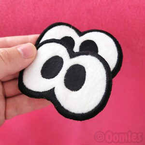 Toony Eyes Iron on Patch - Etsy