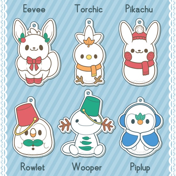 Bonhomme De Neige Pokemon Snow Kemon Inspired Acrylic Etsy France