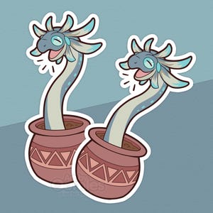 Monster Wackel Sticker