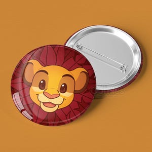 Leafy Lion King 1.25&quot; Button