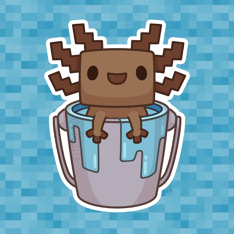 Аксолотль из майнкрафт из бумаги схема