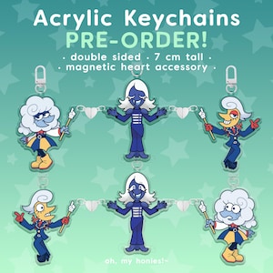 PRE-ORDER - Weather Duo (and Rouxls Kaard) Acrylic Charms