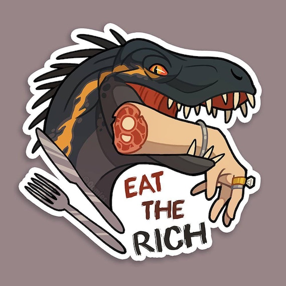 Jurassic Park Jurassic World Eat The Rich Etsy