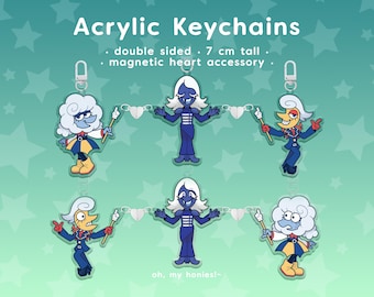 Weather Duo (and Rouxls Kaard) Acrylic Charms