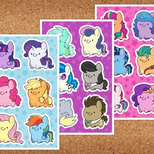 Stickervellen aardappelpony (5 opties!)