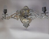 Sconce, Candle sconce, Double Candle Sconce, Bronze, Bronze sconce, Wall Sconce, Vintage sconce, Antique sconce, Antique bronze