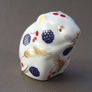 Contented Kitten Silver Stopper Royal Crown Derby Paperweight .very nice condition called Rare