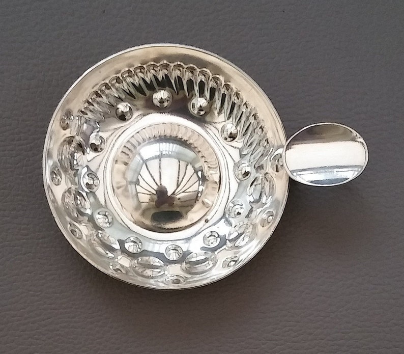 Tastevin  Silver Plated Tastevin Sommelier cup Wine Cup image 0