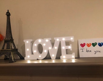 Love Marquee Sign Etsy