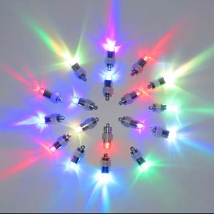 Color changing blinking LED mini party flashlights for balloons 12 PCS-LED balloon lights- Lantern lights-party decorations.