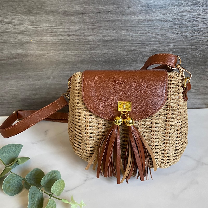 Capri Straw Hand Bag main image 1