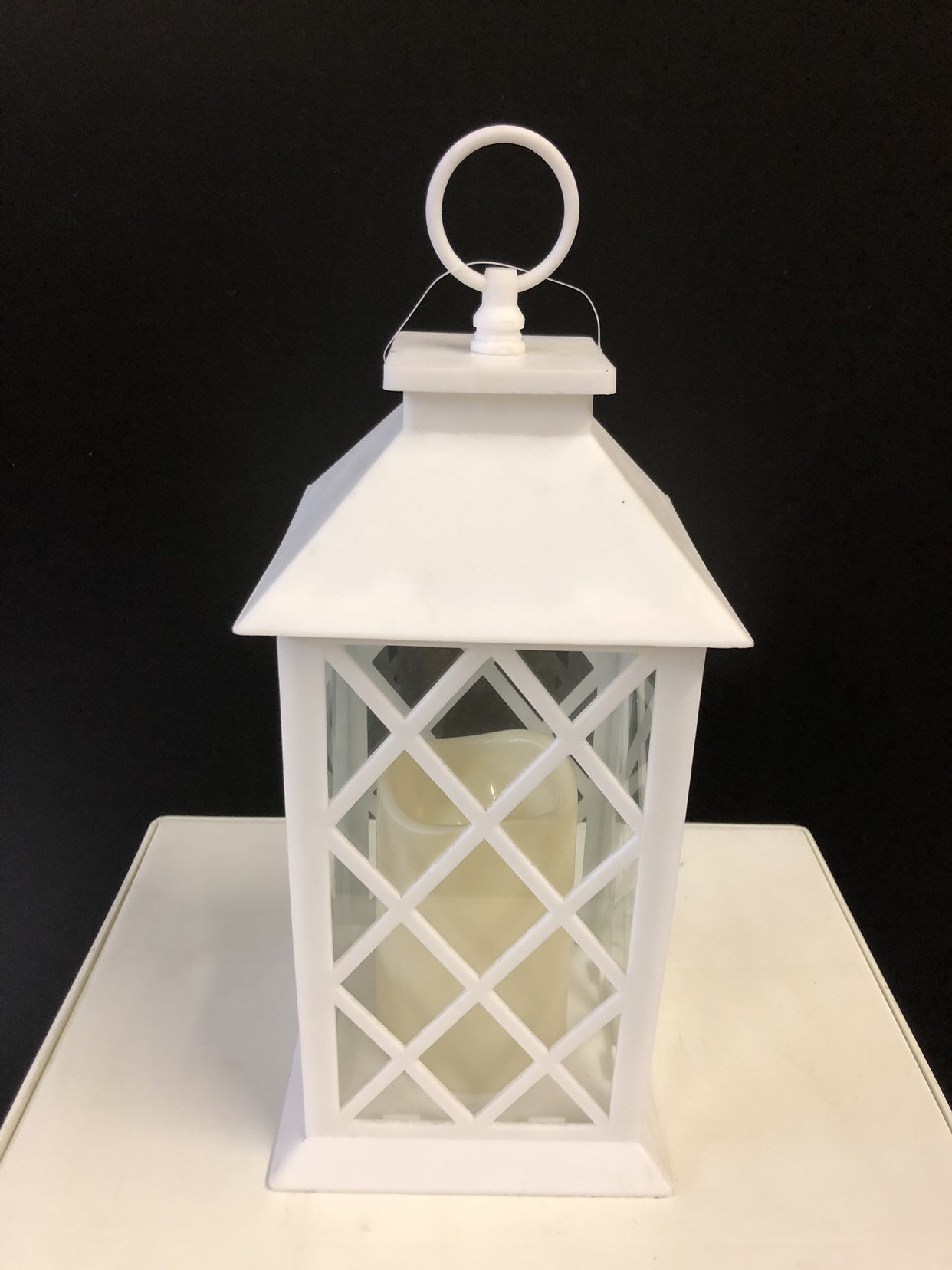 6 pcs Decorative vintage white plastic lantern with flameless Etsy