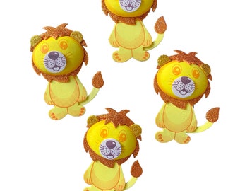 3D Foam Lion decorations ,Jungle animals , circus animals, Safari theme, Noah's Ark theme, Safari birthday, Lion king party